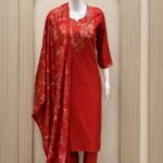 Ready made 3pc suit Top - Cotton Silk