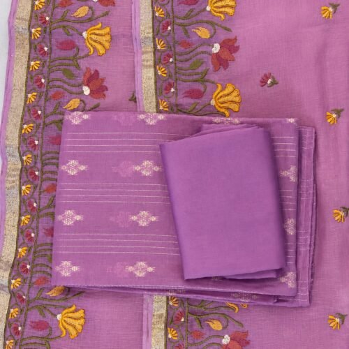 Top -Pure Banarasi Linen with booti work